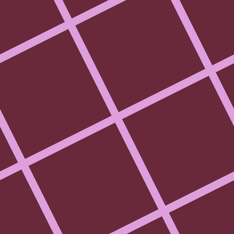 27/117 degree angle diagonal checkered chequered lines, 27 pixel line width, 334 pixel square size, Plum and Siren plaid checkered seamless tileable
