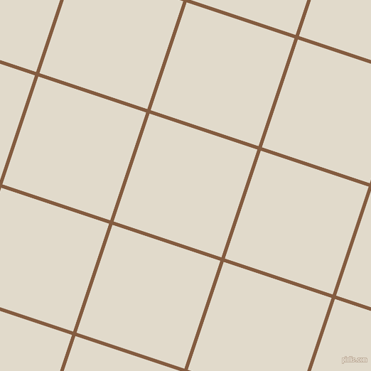 72/162 degree angle diagonal checkered chequered lines, 5 pixel line width, 160 pixel square size, Potters Clay and Albescent White plaid checkered seamless tileable
