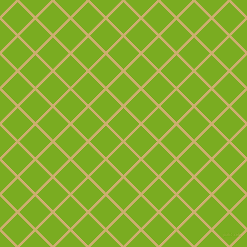 45/135 degree angle diagonal checkered chequered lines, 5 pixel lines width, 45 pixel square size, Putty and Lima plaid checkered seamless tileable