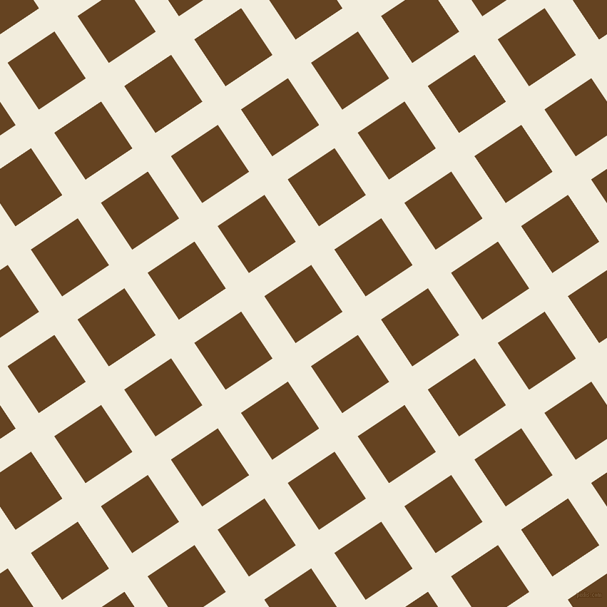 34/124 degree angle diagonal checkered chequered lines, 39 pixel line width, 79 pixel square size, Quarter Pearl Lusta and Dark Brown plaid checkered seamless tileable