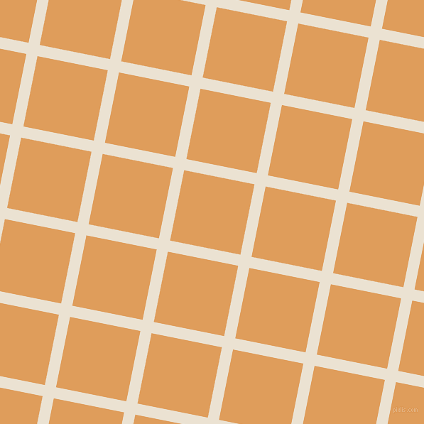 79/169 degree angle diagonal checkered chequered lines, 16 pixel line width, 101 pixel square size, Quarter Spanish White and Porsche plaid checkered seamless tileable