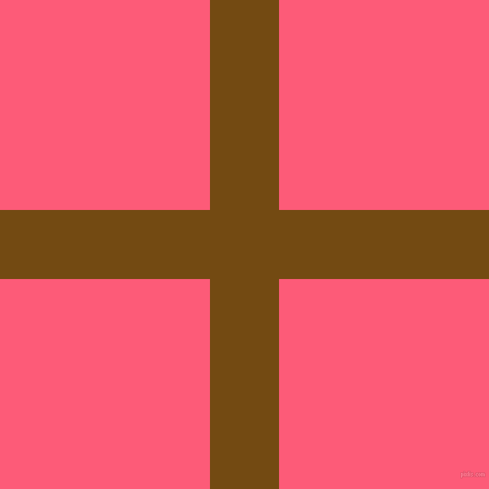checkered chequered horizontal vertical lines, 99 pixel line width, 602 pixel square size, Raw Umber and Wild Watermelon plaid checkered seamless tileable