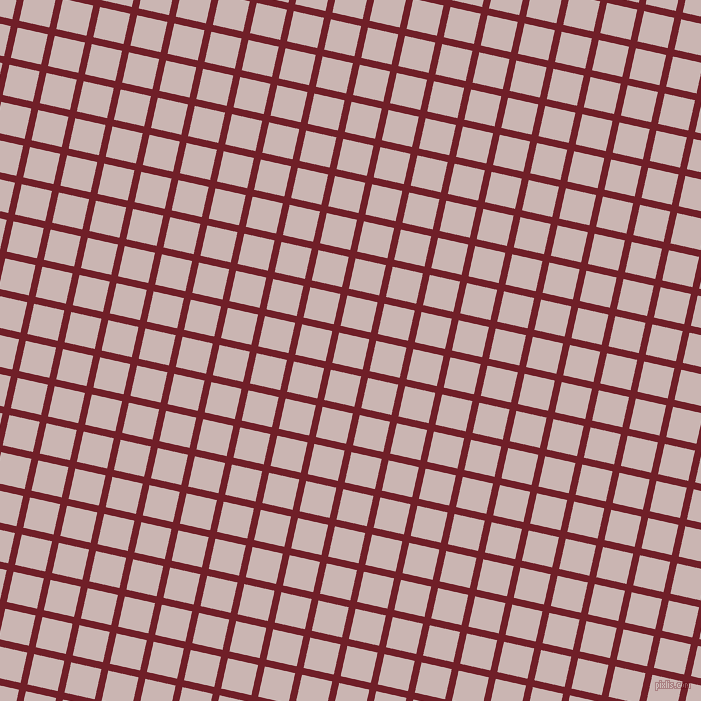 77/167 degree angle diagonal checkered chequered lines, 7 pixel lines width, 31 pixel square size, Red Berry and Cold Turkey plaid checkered seamless tileable