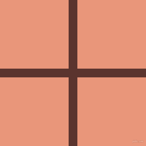 checkered chequered horizontal vertical lines, 28 pixel line width, 440 pixel square size, Redwood and Dark Salmon plaid checkered seamless tileable
