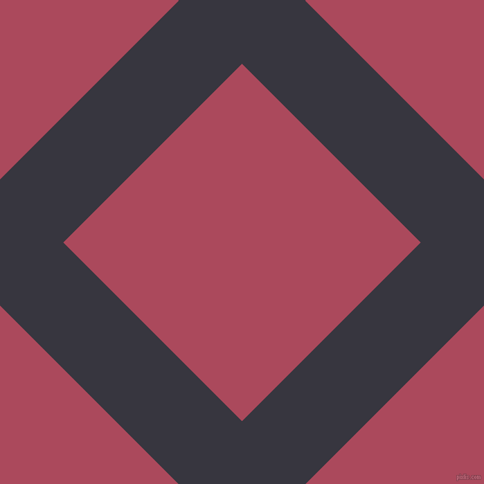 45/135 degree angle diagonal checkered chequered lines, 129 pixel line width, 365 pixel square size, Revolver and Hippie Pink plaid checkered seamless tileable