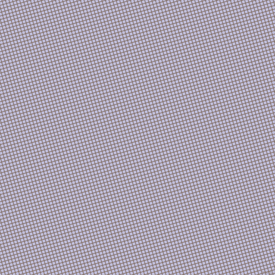 16/106 degree angle diagonal checkered chequered lines, 2 pixel line width, 10 pixel square size, Roman Coffee and Lavender Grey plaid checkered seamless tileable