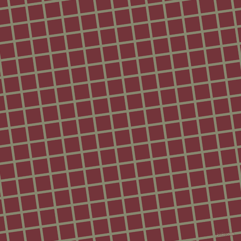8/98 degree angle diagonal checkered chequered lines, 5 pixel lines width, 29 pixel square size, Schist and Merlot plaid checkered seamless tileable