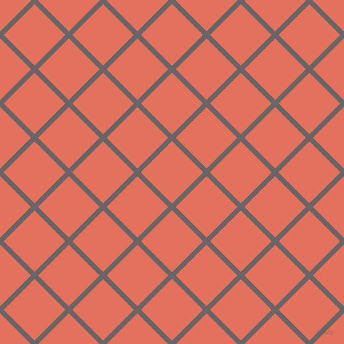 45/135 degree angle diagonal checkered chequered lines, 10 pixel line width, 87 pixel square size, Scorpion and Terra Cotta plaid checkered seamless tileable