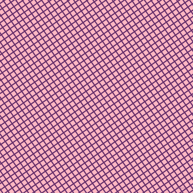 35/125 degree angle diagonal checkered chequered lines, 4 pixel line width, 14 pixel square size, Seance and Light Pink plaid checkered seamless tileable