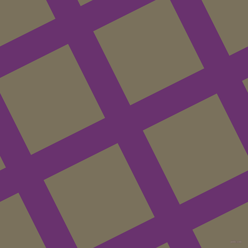27/117 degree angle diagonal checkered chequered lines, 90 pixel line width, 265 pixel square size, Seance and Pablo plaid checkered seamless tileable