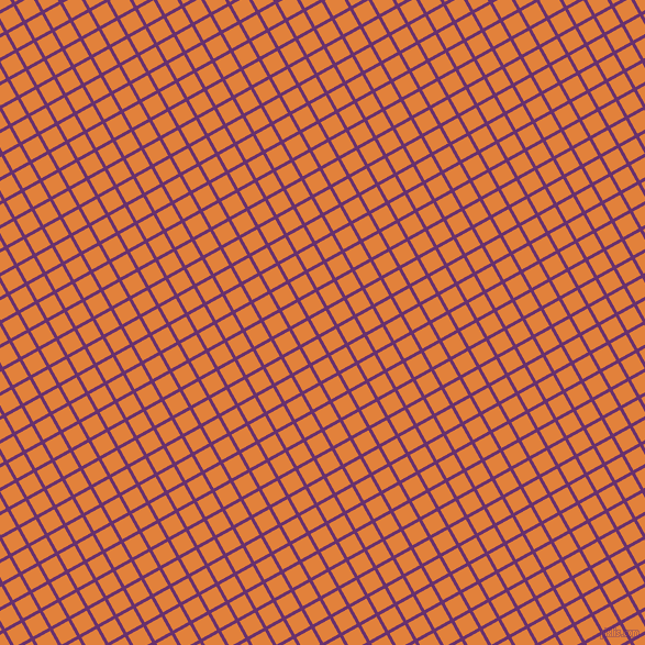 29/119 degree angle diagonal checkered chequered lines, 3 pixel line width, 16 pixel square size, Seance and Tree Poppy plaid checkered seamless tileable