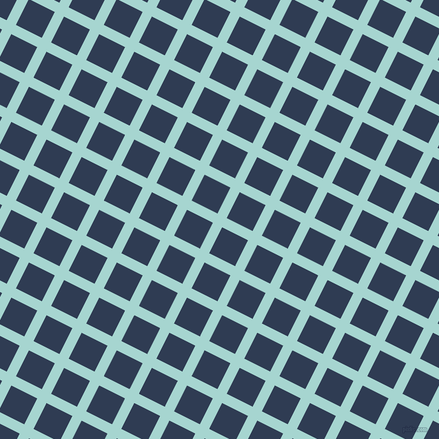 63/153 degree angle diagonal checkered chequered lines, 15 pixel line width, 42 pixel square size, Sinbad and Biscay plaid checkered seamless tileable