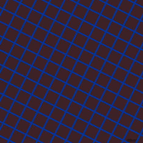63/153 degree angle diagonal checkered chequered lines, 5 pixel line width, 37 pixel square size, Smalt and Temptress plaid checkered seamless tileable