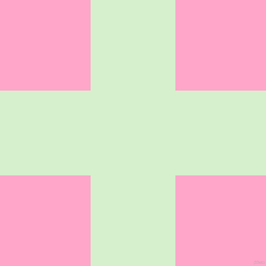 checkered chequered horizontal vertical lines, 277 pixel lines width, 592 pixel square size, Snowy Mint and Carnation Pink plaid checkered seamless tileable