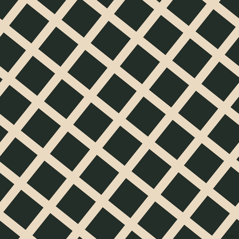 51/141 degree angle diagonal checkered chequered lines, 30 pixel lines width, 98 pixel square size, Solitaire and Midnight Moss plaid checkered seamless tileable