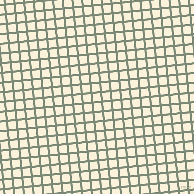 6/96 degree angle diagonal checkered chequered lines, 7 pixel lines width, 26 pixel square size, Spanish Green and Early Dawn plaid checkered seamless tileable