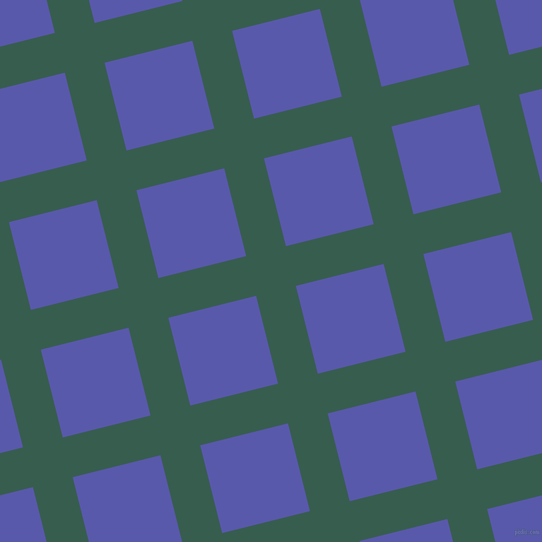 14/104 degree angle diagonal checkered chequered lines, 58 pixel line width, 128 pixel square size, Spectra and Rich Blue plaid checkered seamless tileable