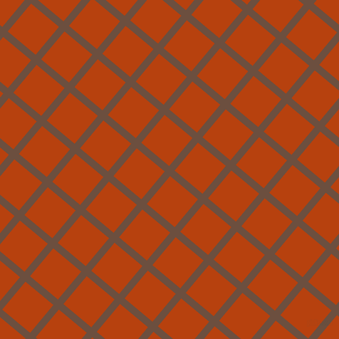 50/140 degree angle diagonal checkered chequered lines, 10 pixel lines width, 51 pixel square size, Spice and Rust plaid checkered seamless tileable