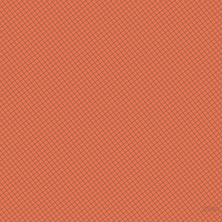 38/128 degree angle diagonal checkered chequered lines, 1 pixel line width, 7 pixel square size, Spicy Mix and Burnt Sienna plaid checkered seamless tileable
