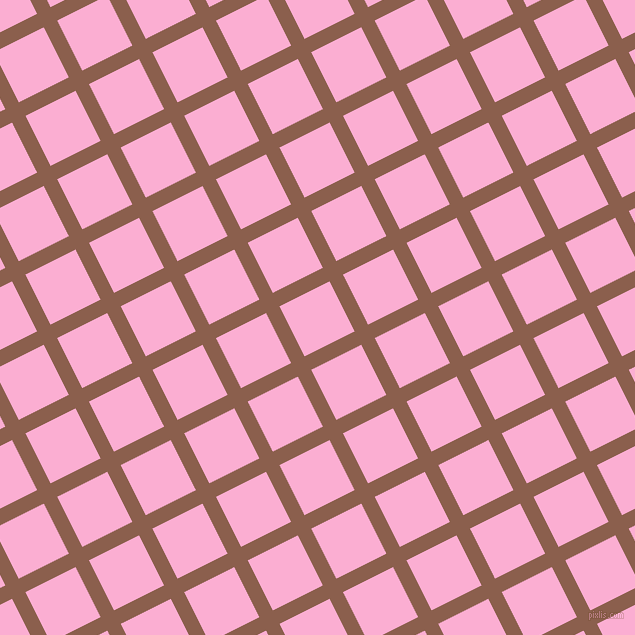 27/117 degree angle diagonal checkered chequered lines, 15 pixel lines width, 56 pixel square size, Spicy Mix and Lavender Pink plaid checkered seamless tileable