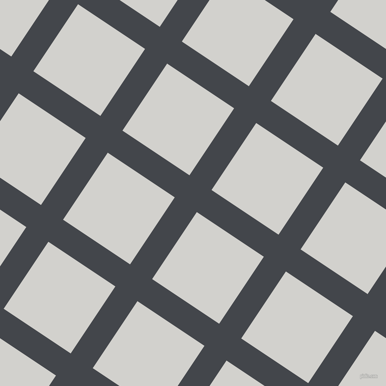 56/146 degree angle diagonal checkered chequered lines, 54 pixel lines width, 164 pixel square size, Steel Grey and Concrete plaid checkered seamless tileable