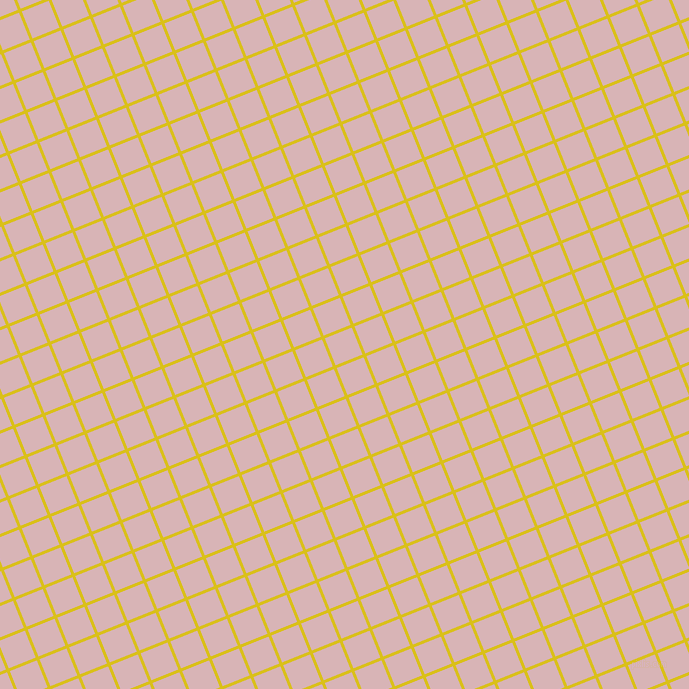 22/112 degree angle diagonal checkered chequered lines, 3 pixel line width, 29 pixel square size, Sunflower and Pink Flare plaid checkered seamless tileable