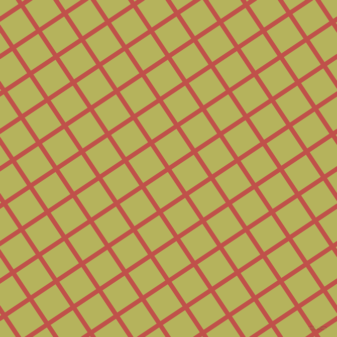34/124 degree angle diagonal checkered chequered lines, 9 pixel line width, 53 pixel square size, Sunset and Olive Green plaid checkered seamless tileable