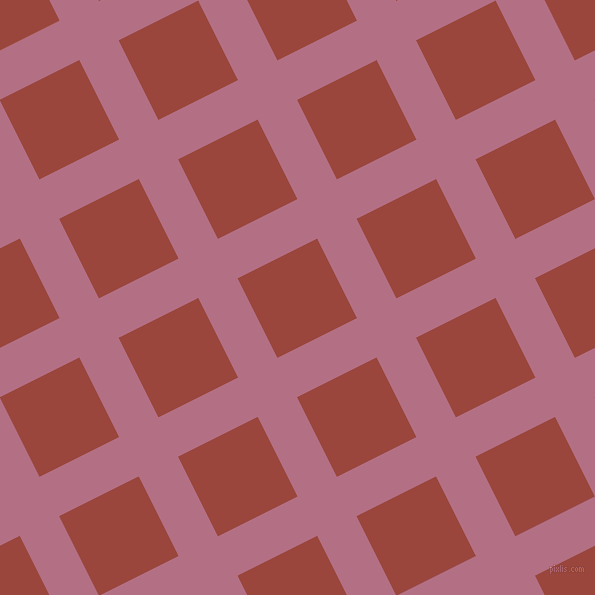 27/117 degree angle diagonal checkered chequered lines, 44 pixel line width, 89 pixel square size, Tapestry and Cognac plaid checkered seamless tileable