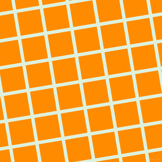 9/99 degree angle diagonal checkered chequered lines, 11 pixel lines width, 75 pixel square size, Tara and Dark Orange plaid checkered seamless tileable
