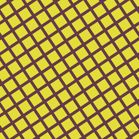 34/124 degree angle diagonal checkered chequered lines, 10 pixel lines width, 34 pixel square size, Tawny Port and Starship plaid checkered seamless tileable