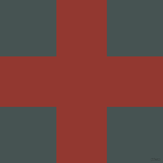 checkered chequered horizontal vertical lines, 196 pixel line width, 437 pixel square size, Thunderbird and Dark Slate plaid checkered seamless tileable