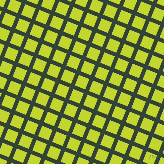 68/158 degree angle diagonal checkered chequered lines, 14 pixel line width, 39 pixel square size, Timber Green and Fuego plaid checkered seamless tileable