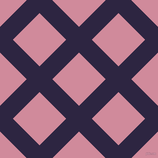 45/135 degree angle diagonal checkered chequered lines, 63 pixel lines width, 131 pixel square size, Tolopea and Can Can plaid checkered seamless tileable