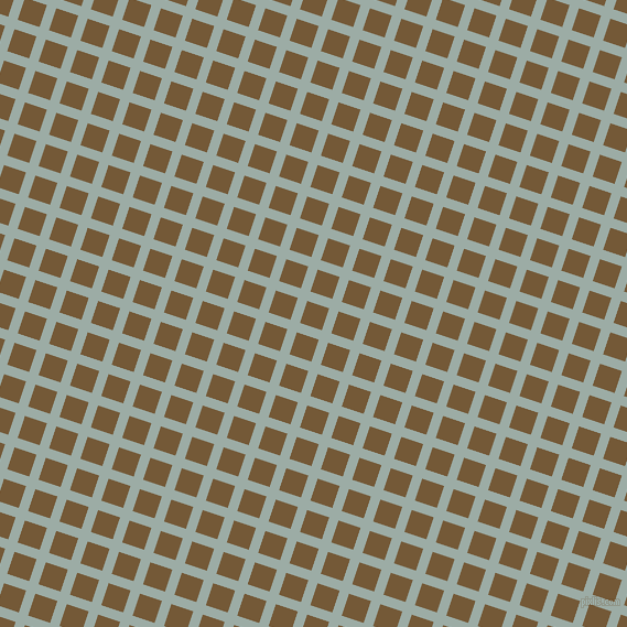 72/162 degree angle diagonal checkered chequered lines, 9 pixel lines width, 21 pixel square size, Tower Grey and Shingle Fawn plaid checkered seamless tileable