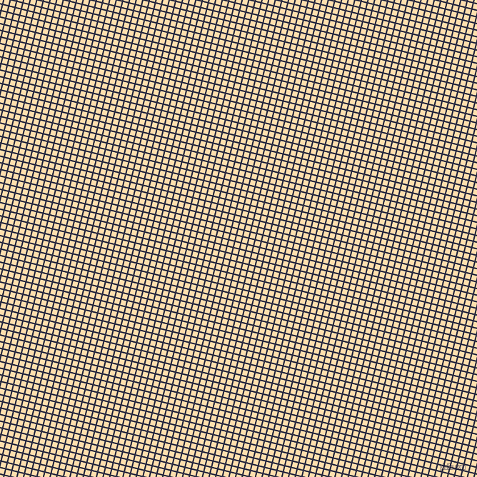76/166 degree angle diagonal checkered chequered lines, 2 pixel lines width, 7 pixel square size, Valhalla and Navajo White plaid checkered seamless tileable