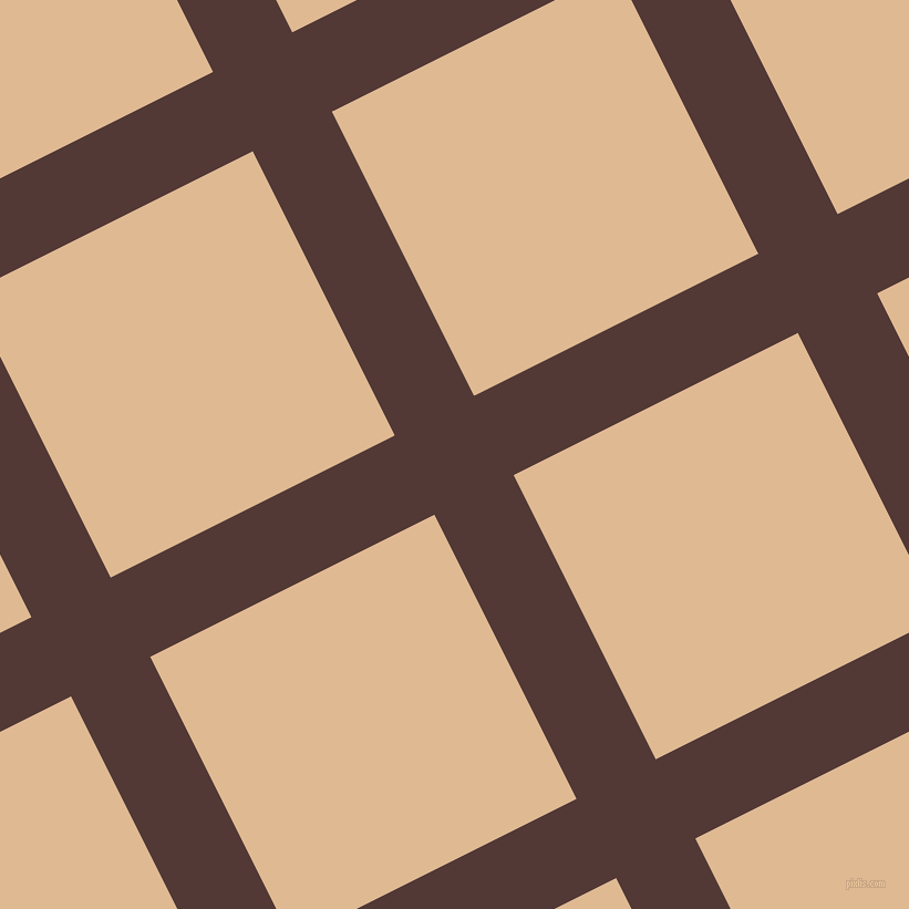 27/117 degree angle diagonal checkered chequered lines, 80 pixel lines width, 287 pixel square sizeVan Cleef and Pancho plaid checkered seamless tileable