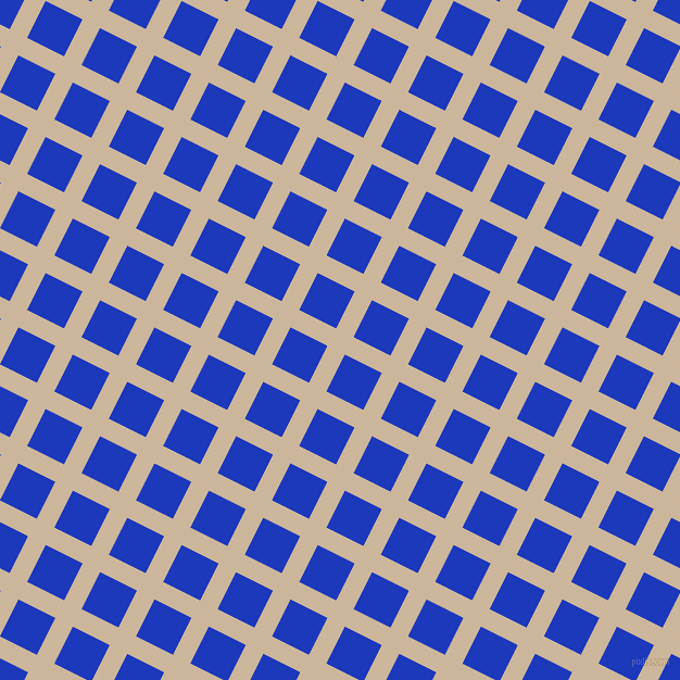63/153 degree angle diagonal checkered chequered lines, 18 pixel line width, 38 pixel square size, Vanilla and Persian Blue plaid checkered seamless tileable