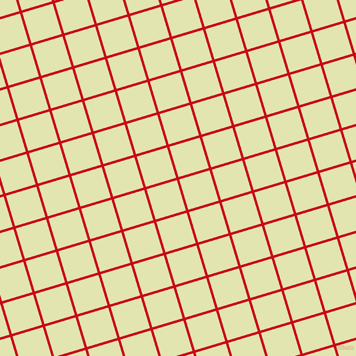 17/107 degree angle diagonal checkered chequered lines, 5 pixel lines width, 64 pixel square size, Venetian Red and Tusk plaid checkered seamless tileable