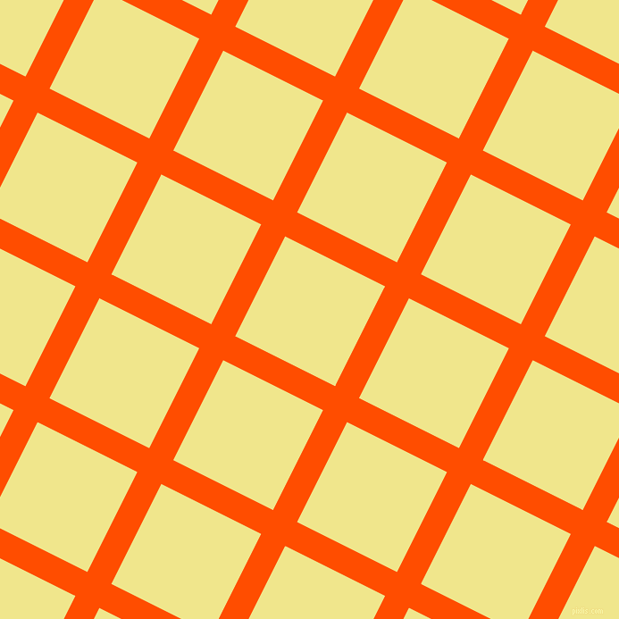 63/153 degree angle diagonal checkered chequered lines, 30 pixel lines width, 125 pixel square size, Vermilion and Khaki plaid checkered seamless tileable