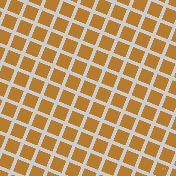 68/158 degree angle diagonal checkered chequered lines, 11 pixel line width, 41 pixel square size, Very Light Grey and Mandalay plaid checkered seamless tileable