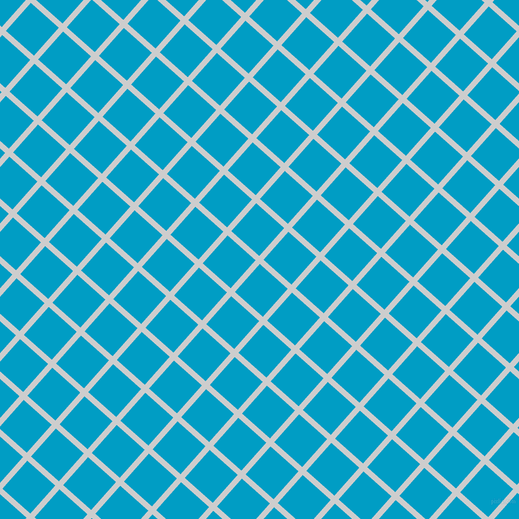 48/138 degree angle diagonal checkered chequered lines, 8 pixel lines width, 53 pixel square size, Very Light Grey and Pacific Blue plaid checkered seamless tileable