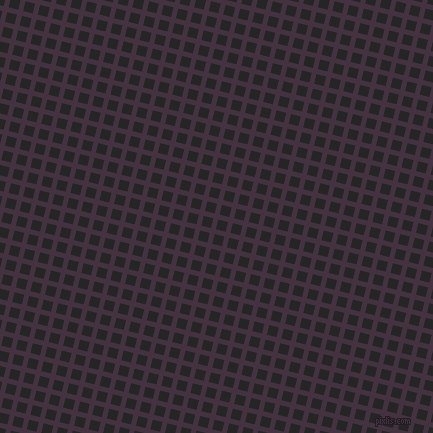 76/166 degree angle diagonal checkered chequered lines, 5 pixel line width, 10 pixel square size, Voodoo and Nero plaid checkered seamless tileable