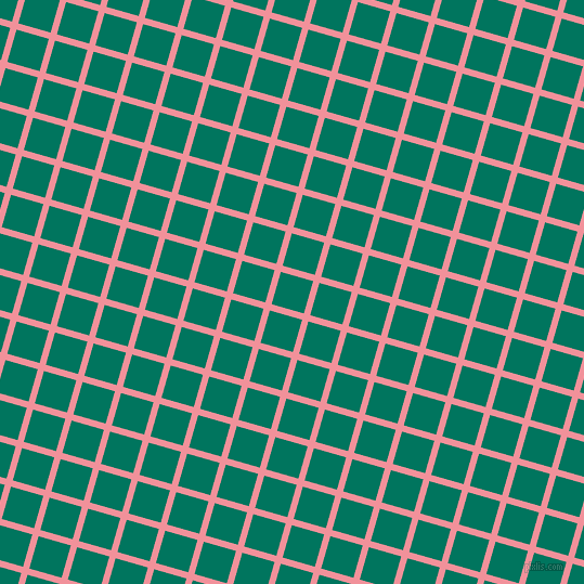74/164 degree angle diagonal checkered chequered lines, 6 pixel line width, 31 pixel square size, Wewak and Tropical Rain Forest plaid checkered seamless tileable