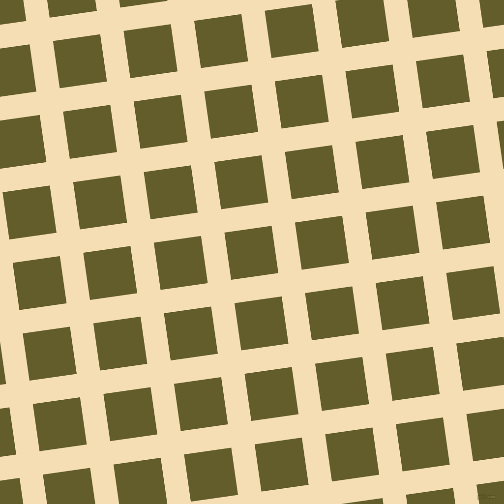 8/98 degree angle diagonal checkered chequered lines, 48 pixel line width, 97 pixel square size, Wheat and Costa Del Sol plaid checkered seamless tileable