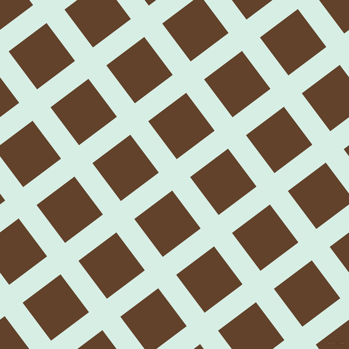 37/127 degree angle diagonal checkered chequered lines, 45 pixel lines width, 95 pixel square size, White Ice and Irish Coffee plaid checkered seamless tileable
