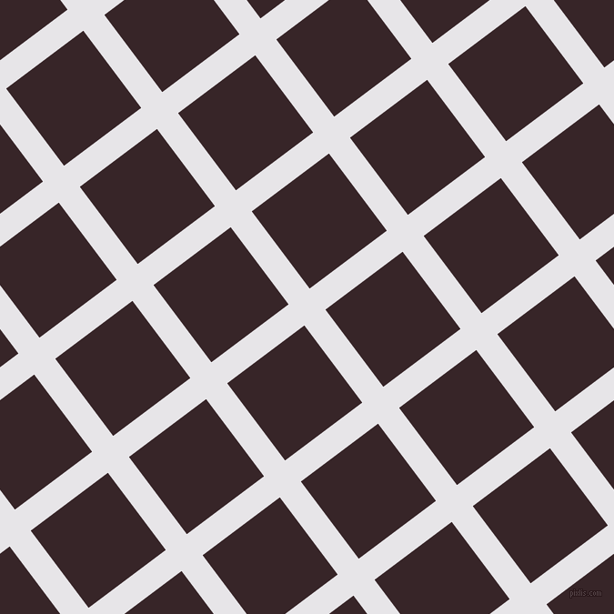 37/127 degree angle diagonal checkered chequered lines, 29 pixel lines width, 106 pixel square sizeWhite Lilac and Aubergine plaid checkered seamless tileable