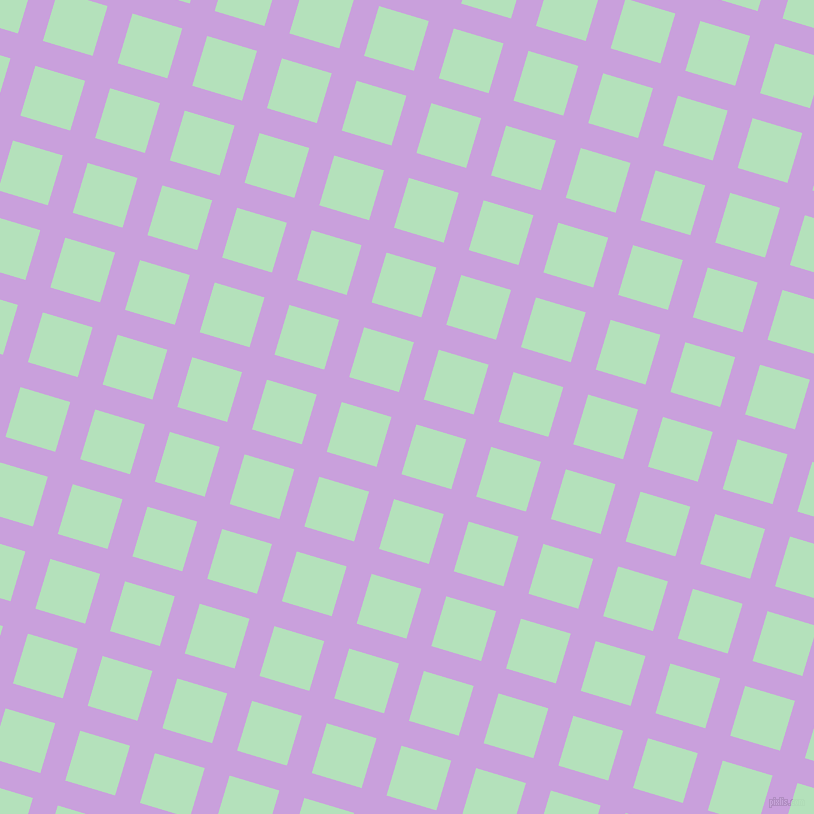 73/163 degree angle diagonal checkered chequered lines, 26 pixel lines width, 52 pixel square size, Wisteria and Fringy Flower plaid checkered seamless tileable