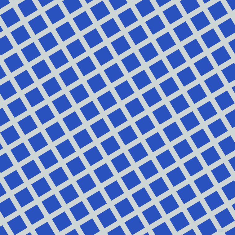 31/121 degree angle diagonal checkered chequered lines, 17 pixel line width, 48 pixel square size, Zumthor and Cerulean Blue plaid checkered seamless tileable