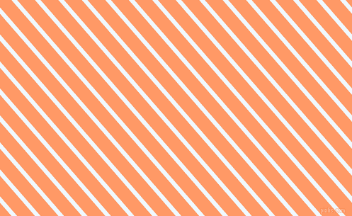 131 degree angle lines stripes, 6 pixel line width, 19 pixel line spacing, Alice Blue and Atomic Tangerine stripes and lines seamless tileable