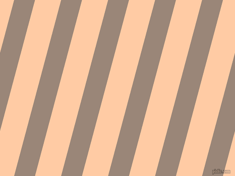 75 degree angle lines stripes, 40 pixel line width, 50 pixel line spacing, Almond Frost and Peach stripes and lines seamless tileable